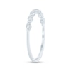Thumbnail Image 2 of Now + Forever Diamond Milgrain Anniversary Ring 1/20 ct tw 10K White Gold