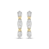 Thumbnail Image 2 of KAY Lab-Grown Diamonds Hoop Earrings 2 ct tw 10K Two-Tone Gold