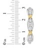 Thumbnail Image 5 of KAY Lab-Grown Diamonds Hoop Earrings 2 ct tw 10K Two-Tone Gold