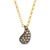 Thumbnail Image 1 of Le Vian Chocolate Diamond Teardrop Necklace 1/5 ct tw 14K Honey Gold 19"