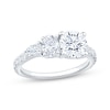 Thumbnail Image 1 of Now + Forever Round-Cut, Oval-Cut & Pear-Shaped Lab-Grown Diamond Engagement Ring 2-1/5 ct tw 14K White Gold
