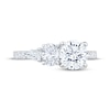 Thumbnail Image 3 of Now + Forever Round-Cut, Oval-Cut & Pear-Shaped Lab-Grown Diamond Engagement Ring 2-1/5 ct tw 14K White Gold