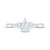 Thumbnail Image 3 of Now + Forever Lab-Grown Diamonds Pear-Shaped Engagement Ring 3/4 ct tw 14K White Gold