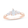 Thumbnail Image 1 of Now + Forever Lab-Grown Diamonds Pear-Shaped Engagement Ring 3/4 ct tw 14K Rose Gold