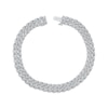 Thumbnail Image 1 of KAY Lab-Grown Diamonds Curb Chain Bracelet 1 ct tw Sterling Silver 7.25"