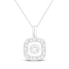 Thumbnail Image 1 of Unstoppable Love Lab-Grown Diamond Necklace 1 ct tw 14K White Gold 19"