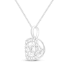 Thumbnail Image 2 of Unstoppable Love Lab-Grown Diamond Necklace 1 ct tw 14K White Gold 19"