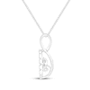 Thumbnail Image 3 of Unstoppable Love Lab-Grown Diamond Necklace 1 ct tw 14K White Gold 19"