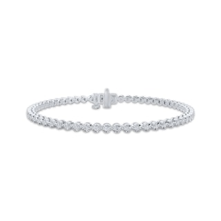 KAY Lab-Grown Diamonds Circle Line Bracelet 1/2 ct tw Sterling Silver 7"