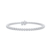 Thumbnail Image 2 of KAY Lab-Grown Diamonds Circle Line Bracelet 1/2 ct tw Sterling Silver 7"