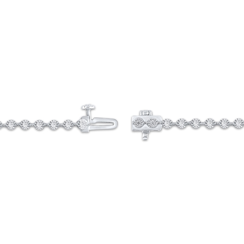 Main Image 4 of KAY Lab-Grown Diamonds Circle Line Bracelet 1/2 ct tw Sterling Silver 7"