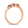 Thumbnail Image 3 of Le Vian Oval-Cut Ruby Ring Diamonds 14K Strawberry Gold