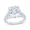 Thumbnail Image 1 of Monique Lhuillier Bliss Round-Cut Lab-Grown Diamond Engagement Ring 6-7/8 ct tw 18K White Gold