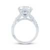 Thumbnail Image 3 of Monique Lhuillier Bliss Round-Cut Lab-Grown Diamond Engagement Ring 6-7/8 ct tw 18K White Gold
