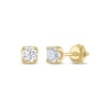 Thumbnail Image 1 of THE LEO Legacy Lab-Grown Diamond Round-Cut Solitaire Stud Earrings 1/2 ct tw 14K Yellow Gold (F/VS2)