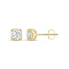 Thumbnail Image 3 of THE LEO Legacy Lab-Grown Diamond Round-Cut Solitaire Stud Earrings 1-1/2 ct tw 14K Yellow Gold (F/VS2)