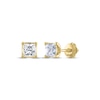 Thumbnail Image 1 of THE LEO Legacy Lab-Grown Diamond Princess-Cut Solitaire Stud Earrings 1 ct tw 14K Yellow Gold (F/VS2)
