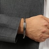 Thumbnail Image 5 of Twelve Crowns Men's Natural Black Spinel ID Bracelet Black Rhodium-Plated Sterling Silver 8.5"