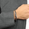 Thumbnail Image 6 of Twelve Crowns Men's Natural Black Spinel ID Bracelet Black Rhodium-Plated Sterling Silver 8.5"