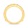 Thumbnail Image 3 of Black & White Diamond Contoured Enhancer Ring 1 ct tw 14K Yellow Gold