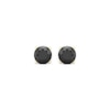 Thumbnail Image 1 of Round-cut Black Diamond Solitaire Stud Earrings 1 ct tw 10K Yellow Gold