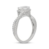Thumbnail Image 2 of Neil Lane Artistry East West Oval-Cut Lab-Grown Diamond Halo Engagement Ring 1-1/2 ct tw 14K White Gold