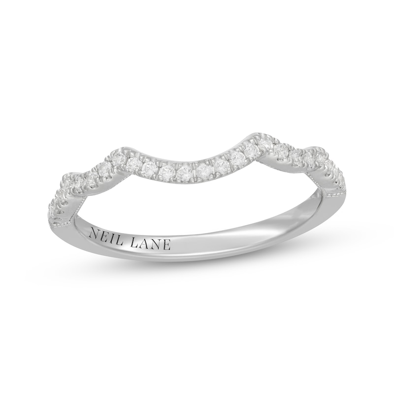 Main Image 7 of Neil Lane Diamond Contour Wedding Band 1/5 ct tw 14K White Gold
