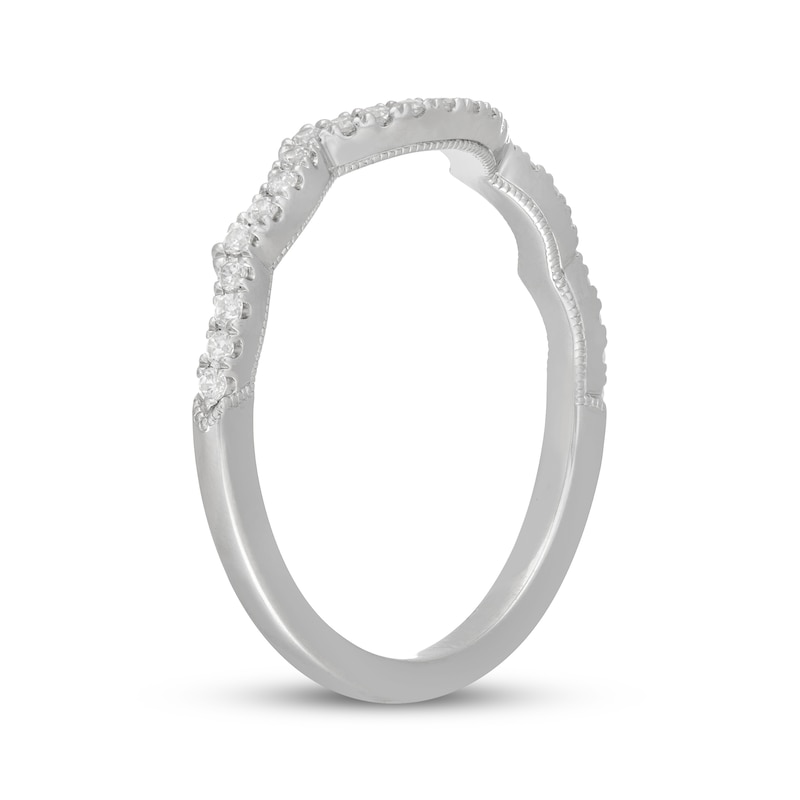Main Image 8 of Neil Lane Diamond Contour Wedding Band 1/5 ct tw 14K White Gold