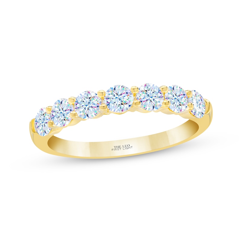 Main Image 1 of THE LEO First Light Diamond Anniversary Ring 1 ct tw 14K Yellow Gold