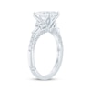 Thumbnail Image 1 of Monique Lhuillier Bliss Emerald-Cut Lab-Created Diamond Engagement Ring 2 ct tw 18K White Gold