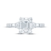 Thumbnail Image 3 of Monique Lhuillier Bliss Emerald-Cut Lab-Created Diamond Engagement Ring 2 ct tw 18K White Gold