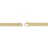 Thumbnail Image 1 of Hollow Curb Chain ID Bracelet 10K Yellow Gold 8"