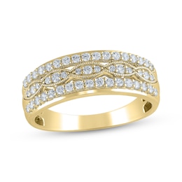 Now + Forever Diamond Anniversary Ring 1/2 ct tw 14K Yellow Gold