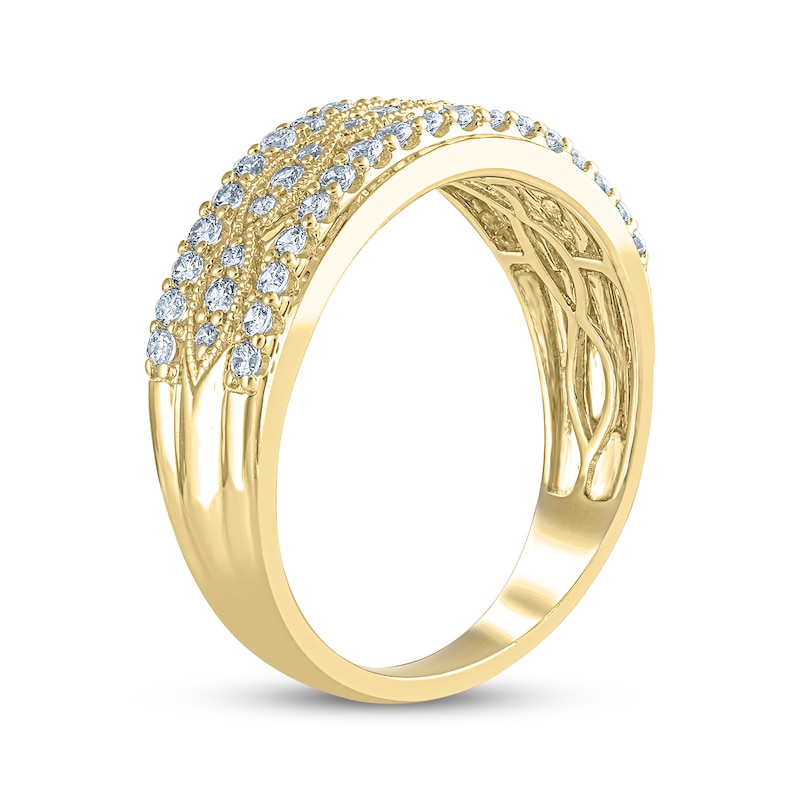 Main Image 2 of Now + Forever Diamond Anniversary Ring 1/2 ct tw 14K Yellow Gold