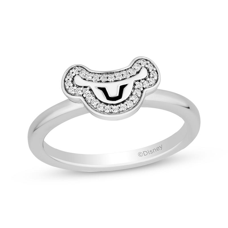 Main Image 1 of Disney Treasures The Lion King Diamond Ring 1/20 ct tw Sterling Silver