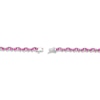 Thumbnail Image 3 of Pear-Shaped Lab-Created Ruby & White Lab-Created Sapphire Bracelet 7.25&quot;