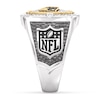 Thumbnail Image 3 of True Fans New England Patriots Championship Ring Sterling Silver & 10K Yellow Gold Ring