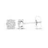 Thumbnail Image 3 of KAY Lab-Grown Diamonds Halo Stud Earrings 1/3 ct tw 10K White Gold