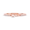 Thumbnail Image 3 of Diamond Heart & Infinity Symbol Open Fashion Ring 1/10 ct tw 10K Rose Gold