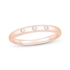 Thumbnail Image 1 of Now + Forever Diamond Three-Stone Anniversary Ring 1/15 ct tw 10K Rose Gold