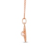 Thumbnail Image 2 of Le Vian Opal Sun Necklace 1/5 ct tw Diamonds 14K Strawberry Gold 19&quot;
