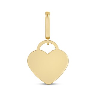Charmed Memories Heart Charm 10K Yellow Gold