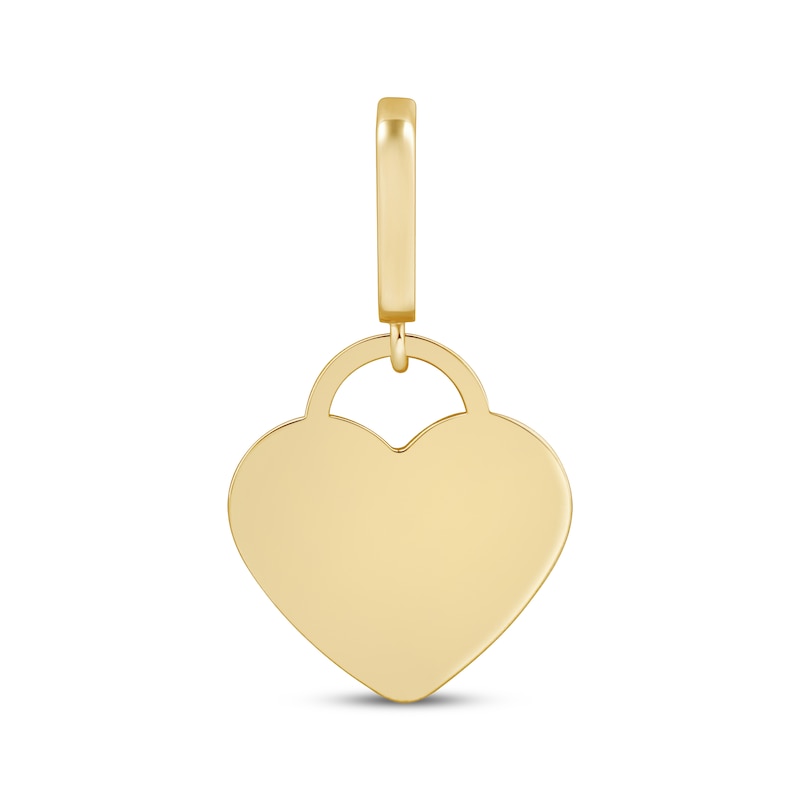 Main Image 1 of Charmed Memories Heart Charm 10K Yellow Gold