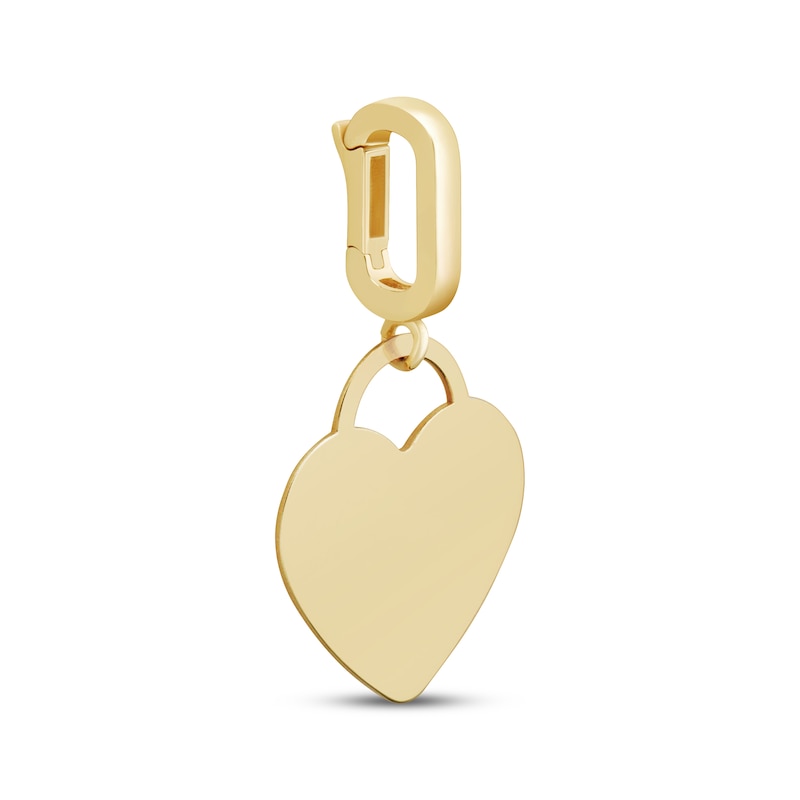 Main Image 2 of Charmed Memories Heart Charm 10K Yellow Gold