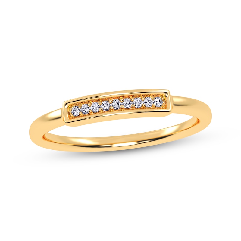 Main Image 1 of Now + Forever Diamond Anniversary Ring 1/20 ct tw 10K Yellow Gold