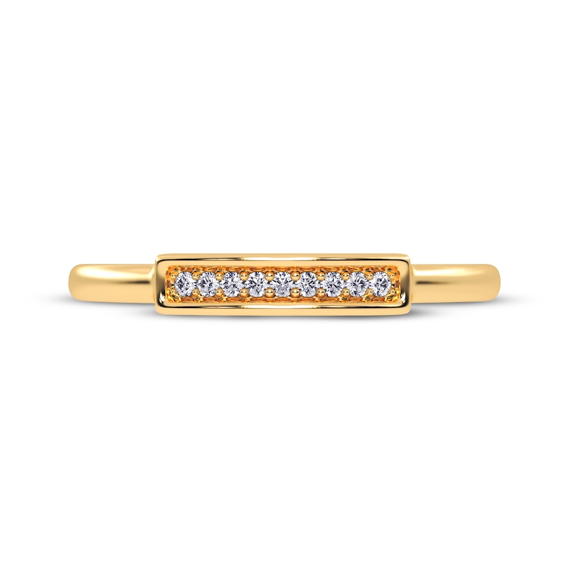 Main Image 3 of Now + Forever Diamond Anniversary Ring 1/20 ct tw 10K Yellow Gold