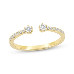 Lab-Grown Diamond Deconstructed Ring 1/5 ct tw 10K Yellow Gold