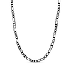 Thumbnail Image 1 of Figaro Chain Necklace 6mm Black Ion-Plated Solid Stainless Steel 22&quot;