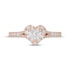 Thumbnail Image 3 of Neil Lane Heart-Shaped Diamond Halo Engagement Ring 7/8 ct tw 14K Rose Gold
