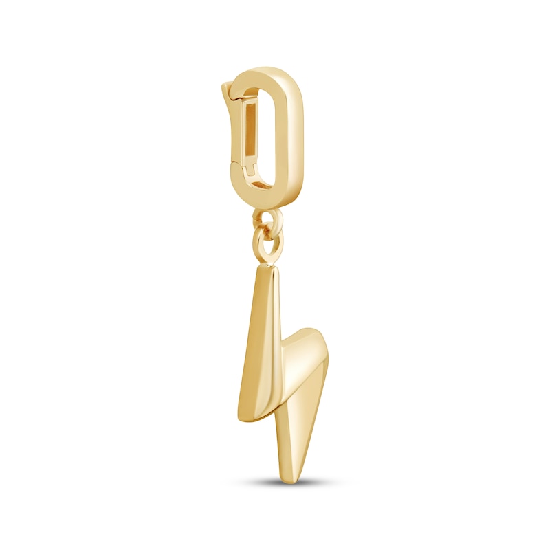 Main Image 2 of Charmed Memories Lightning Bolt Charm 10K Yellow Gold